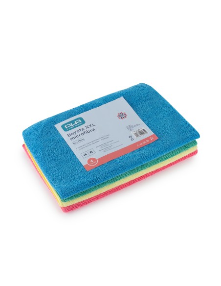 PACK 4 BAYETAS MICROFIBRAS XXL 60X40