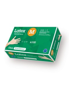 CAJA 100 GUANTES DE LATEX T/XS SIN POLVO