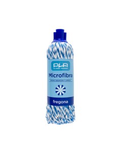 FREGONA HILO MICROFIBRA BLANCO/AZUL  C-24