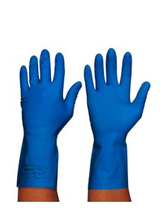 GUANTE SATINADO PREMIUN AZUL T/M