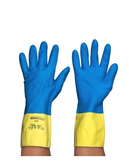 GUANTE SATINADO BICOLOR T/S