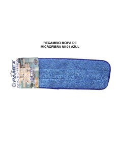 RECAMBIO MOPA MICROFIBRA M101 AZUL PAMEX 40 CM